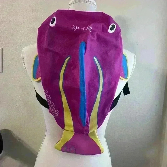 Trunki Coral the Tropical Fish PaddlePak Girls Medium Backpack Water Resistant - Picture 1 of 9